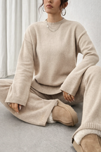 MILA™️ | Conjunto de punto cálido y acanalado para el tiempo libre