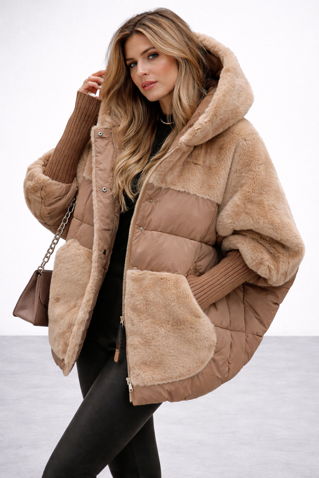 TANIA™ | Abrigo de Invierno Patchwork