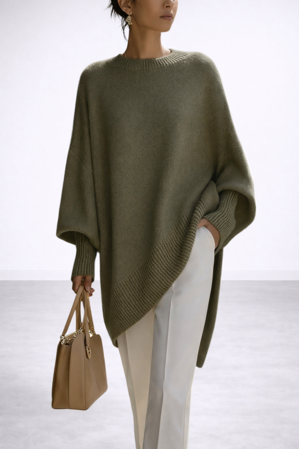 ANA™ | Suéter de cuello redondo suave