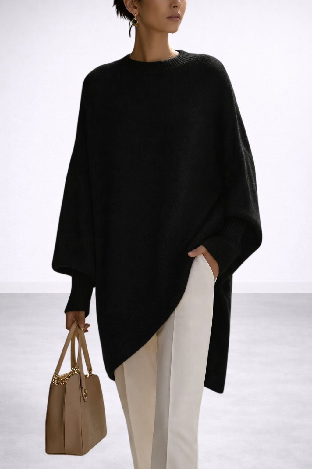 ANA™ | Suéter de cuello redondo suave