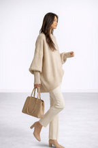 ANA™ | Suéter de cuello redondo suave