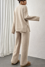 MILA™️ | Conjunto de punto cálido y acanalado para el tiempo libre