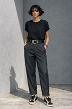 MATHILDA | PANTALONES DE RAYAS ELEGANTES QUE FAVORECEN LA FIGURA
