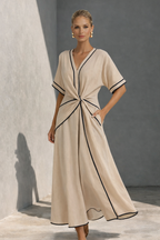 SANTORINI™ | VESTIDO ELEGANTE PRIMAVERAL
