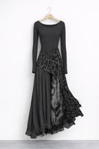 LUCIA™ | VESTIDO LARGO CON ESTAMPADO DE LEOPARDO