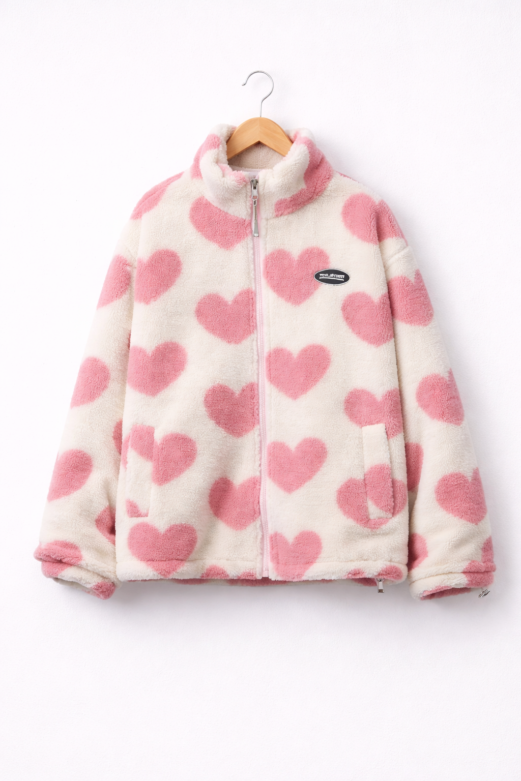 RUPERTA™ | CHAQUETA REVERSIBLE CON CORAZONES
