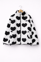 RUPERTA™ | CHAQUETA REVERSIBLE CON CORAZONES