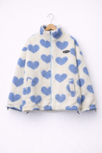 RUPERTA™ | CHAQUETA REVERSIBLE CON CORAZONES