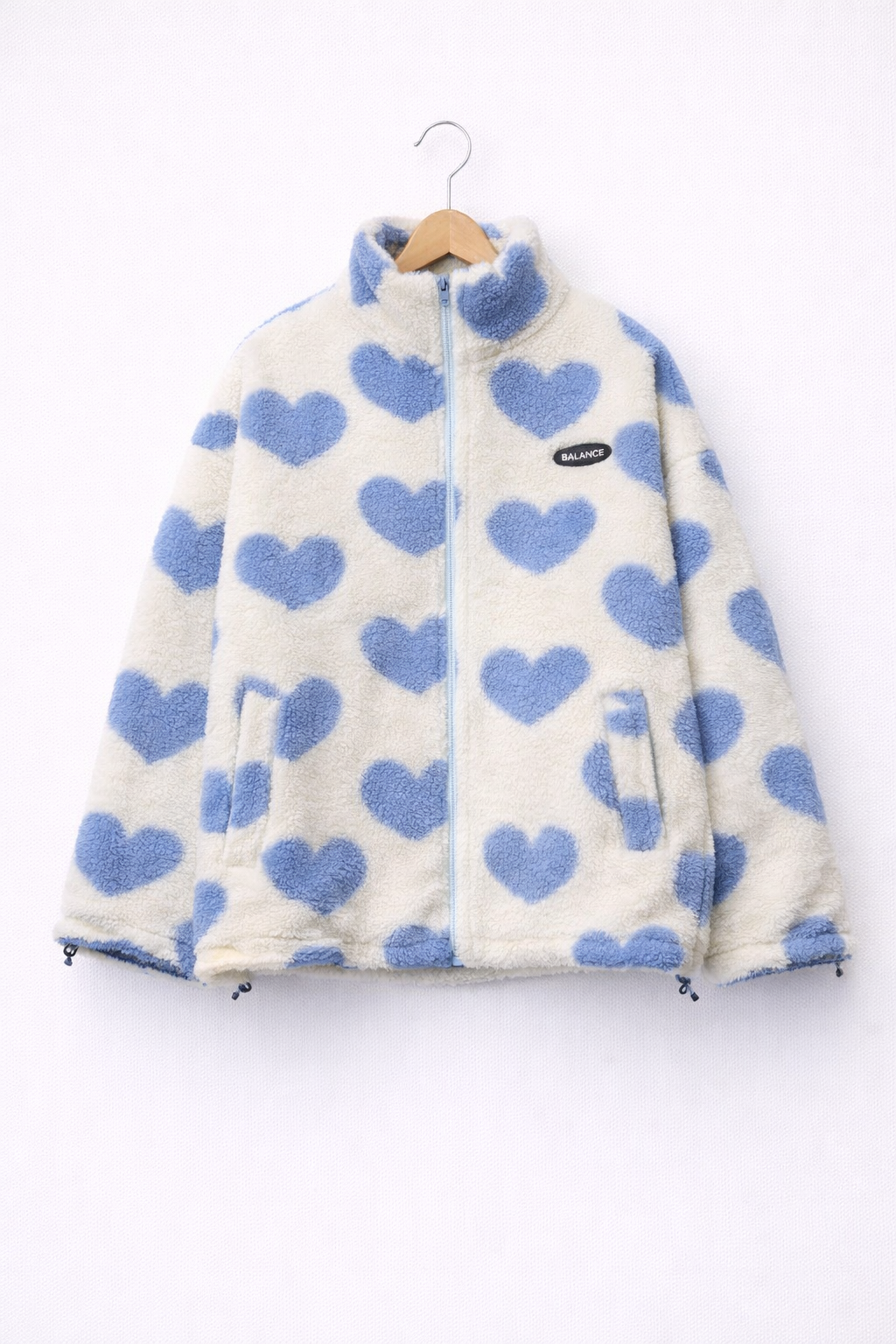 RUPERTA™ | CHAQUETA REVERSIBLE CON CORAZONES