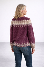 ÁNGELA™ | SUÉTER VINTAGE DE PUNTO ISLANDÉS