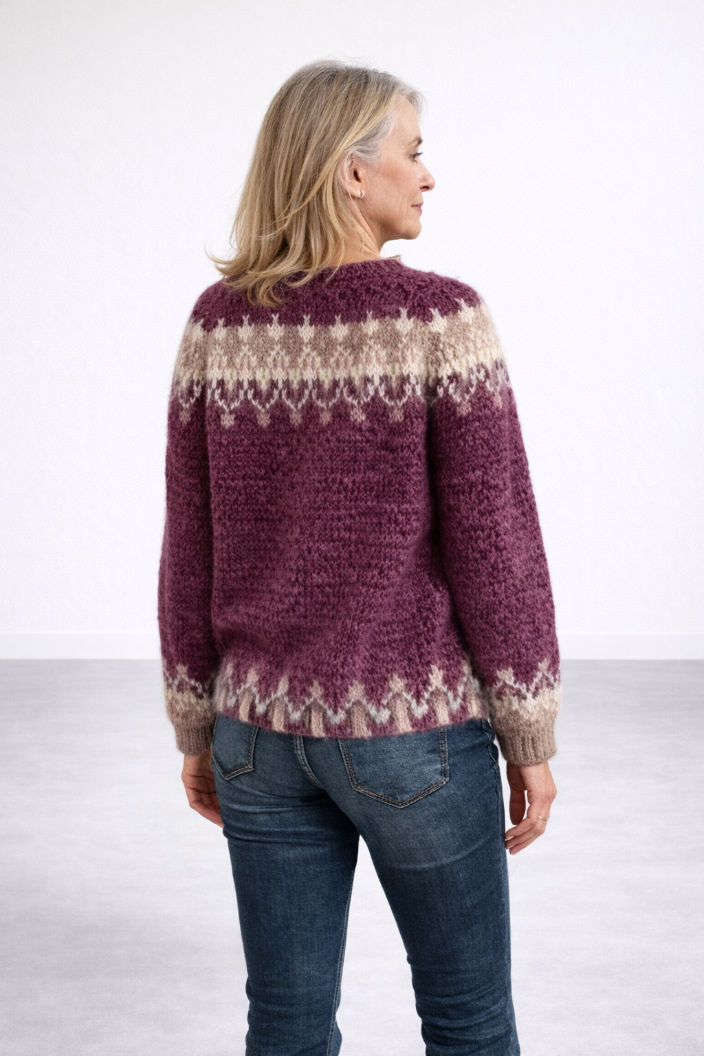 ÁNGELA™ | SUÉTER VINTAGE DE PUNTO ISLANDÉS