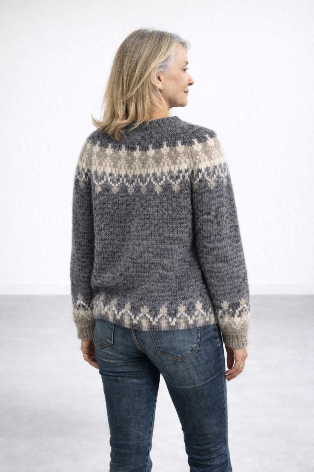 ÁNGELA™ | SUÉTER VINTAGE DE PUNTO ISLANDÉS