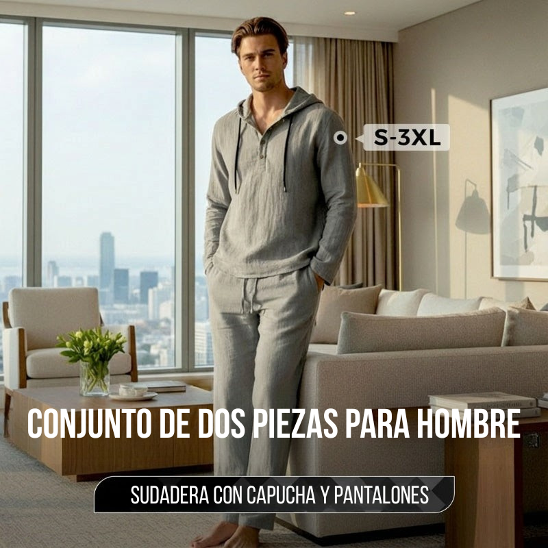 LUCA™ |  Conjunto de 2 piezas de sudadera y pantalón holgados para hombre