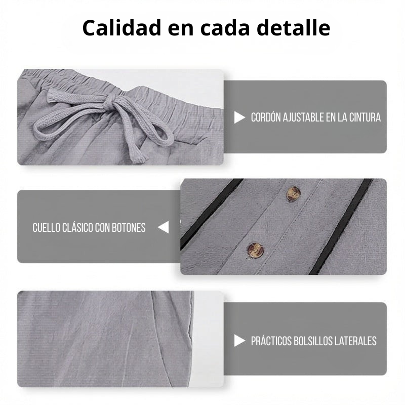 LUCA™ |  Conjunto de 2 piezas de sudadera y pantalón holgados para hombre