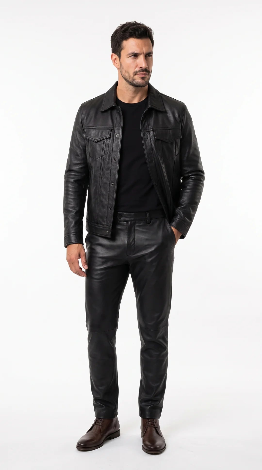CHAQUETA DE CUERO CANDEM
