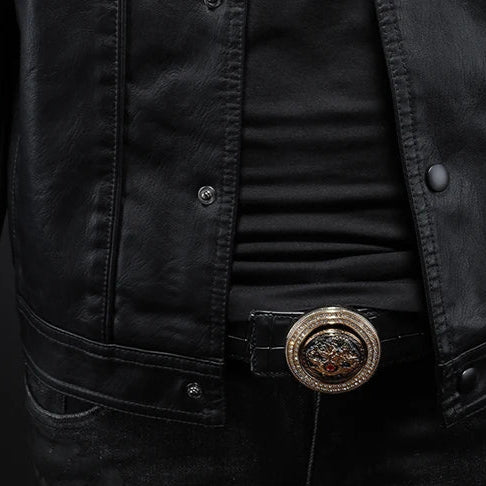 CHAQUETA DE CUERO CANDEM