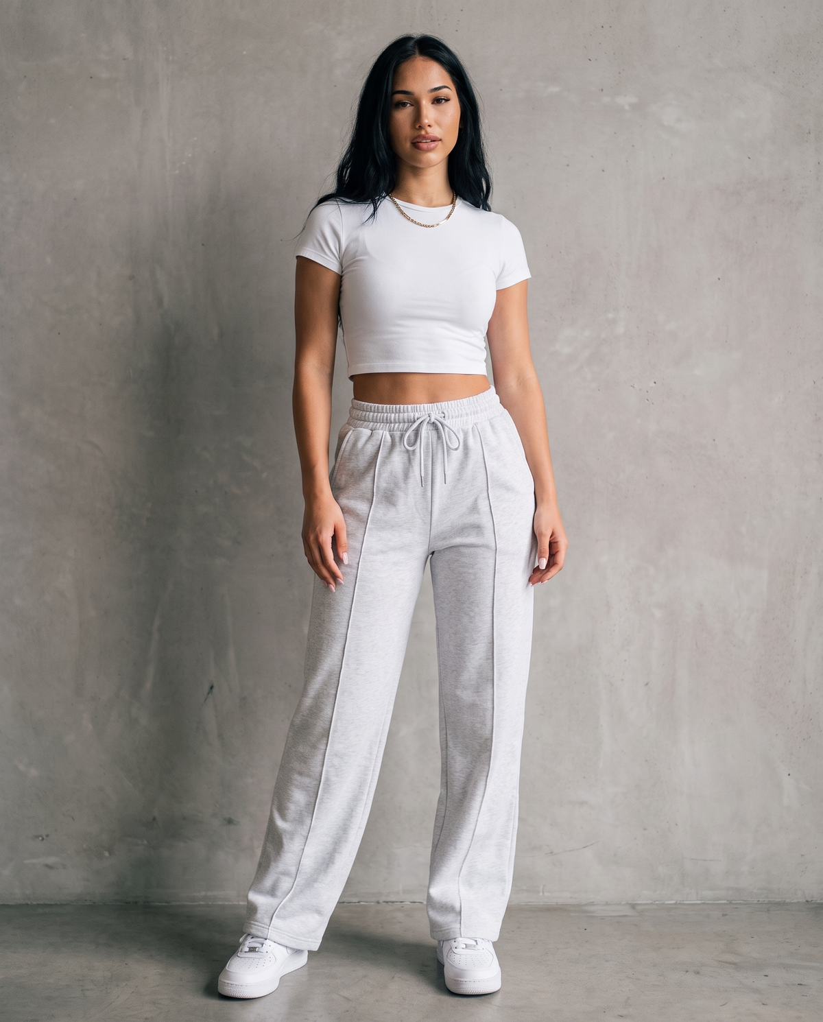 Virginia Pantalones de Chándal de Pierna Ancha