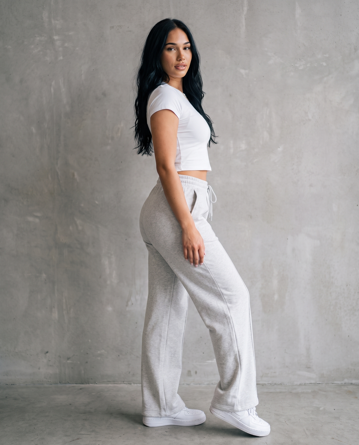 Virginia Pantalones de Chándal de Pierna Ancha