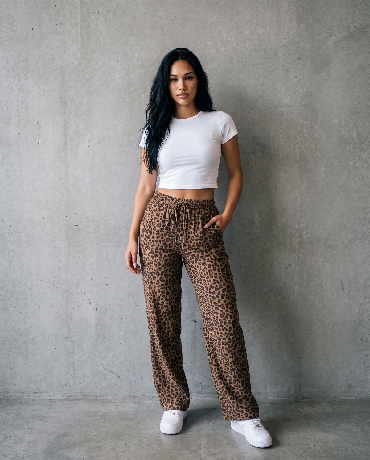 Pantalón Cleo - Estampado leopardo