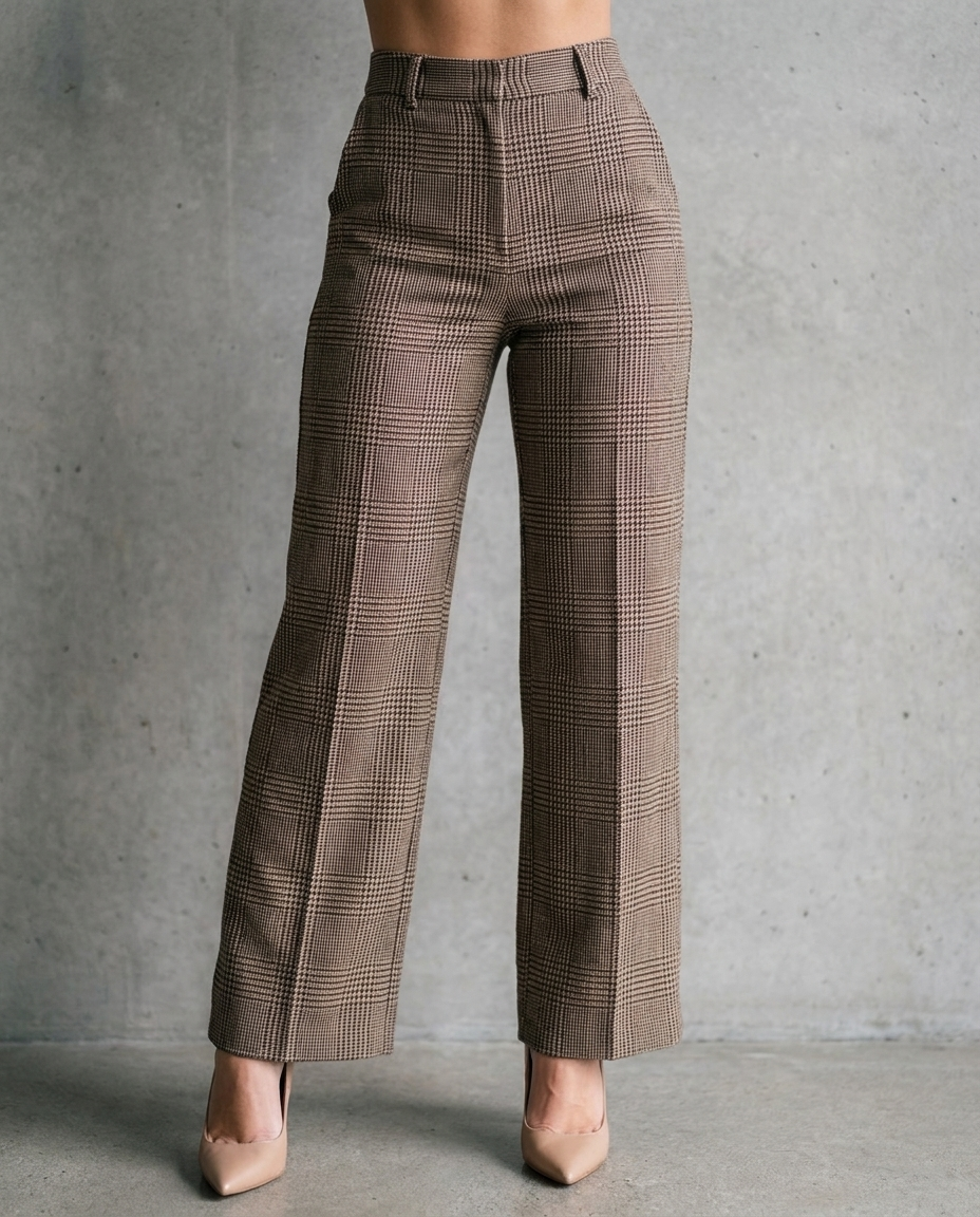 Pantalones de cuadros Leigh
