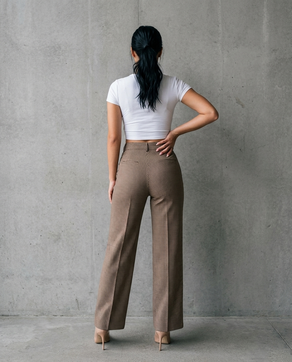 Pantalones de cuadros Leigh