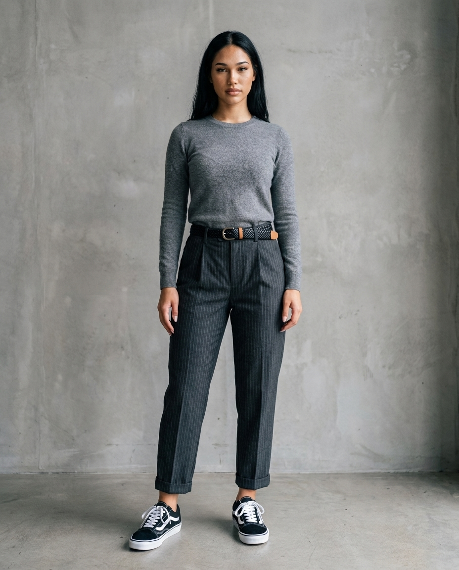 MATHILDA | PANTALONES DE RAYAS ELEGANTES QUE FAVORECEN LA FIGURA