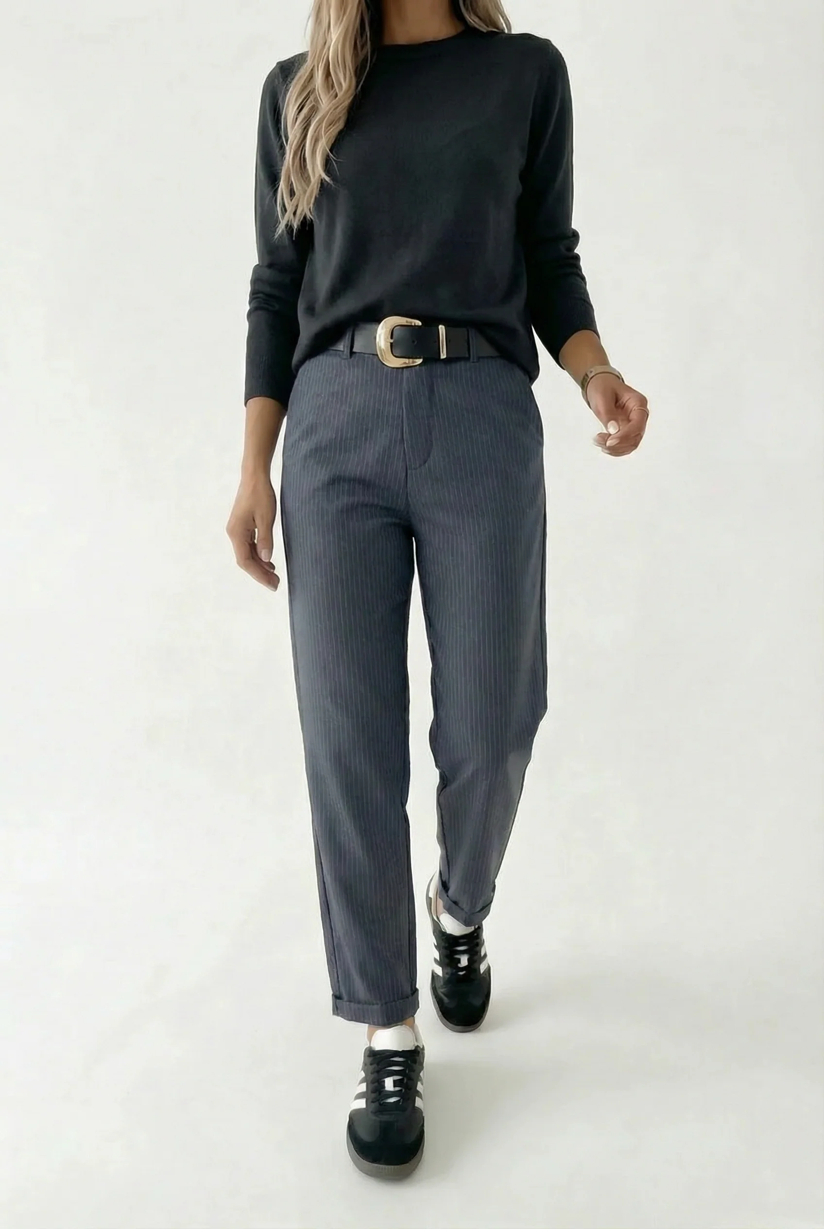 MATHILDA | PANTALONES DE RAYAS ELEGANTES QUE FAVORECEN LA FIGURA