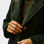ALEJANDRA™ | ABRIGO CLÁSICO DE INVIERNO CON ESTAMPADO DE CUADROS