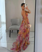 Centella  | Vestido largo de elegancia floral