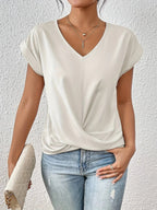 Cleo | Camiseta informal con escote corazón