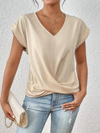 Cleo | Camiseta informal con escote corazón