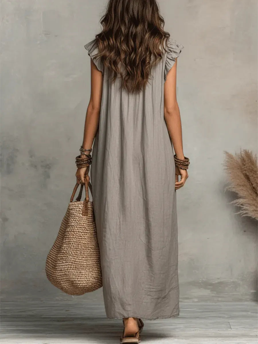 CAMILA | VESTIDO LARGO BOHEMIO