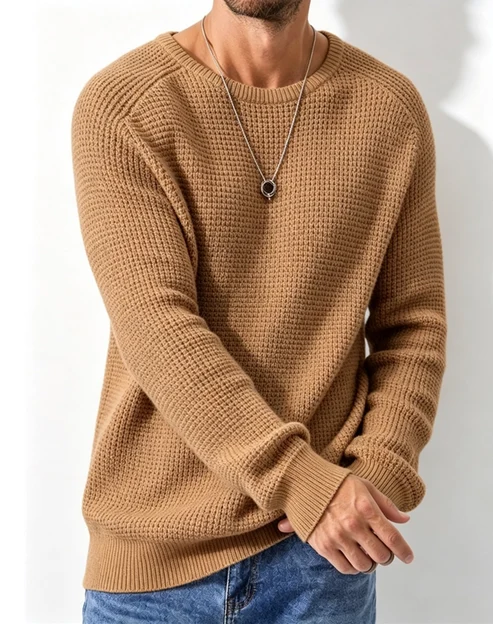 SAUL | JERSEY DE CUELLO REDONDO Y MANGA LARGA
