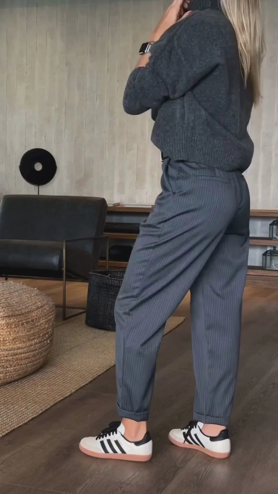 MATHILDA | PANTALONES DE RAYAS ELEGANTES QUE FAVORECEN LA FIGURA