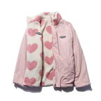 RUPERTA™ | CHAQUETA REVERSIBLE CON CORAZONES