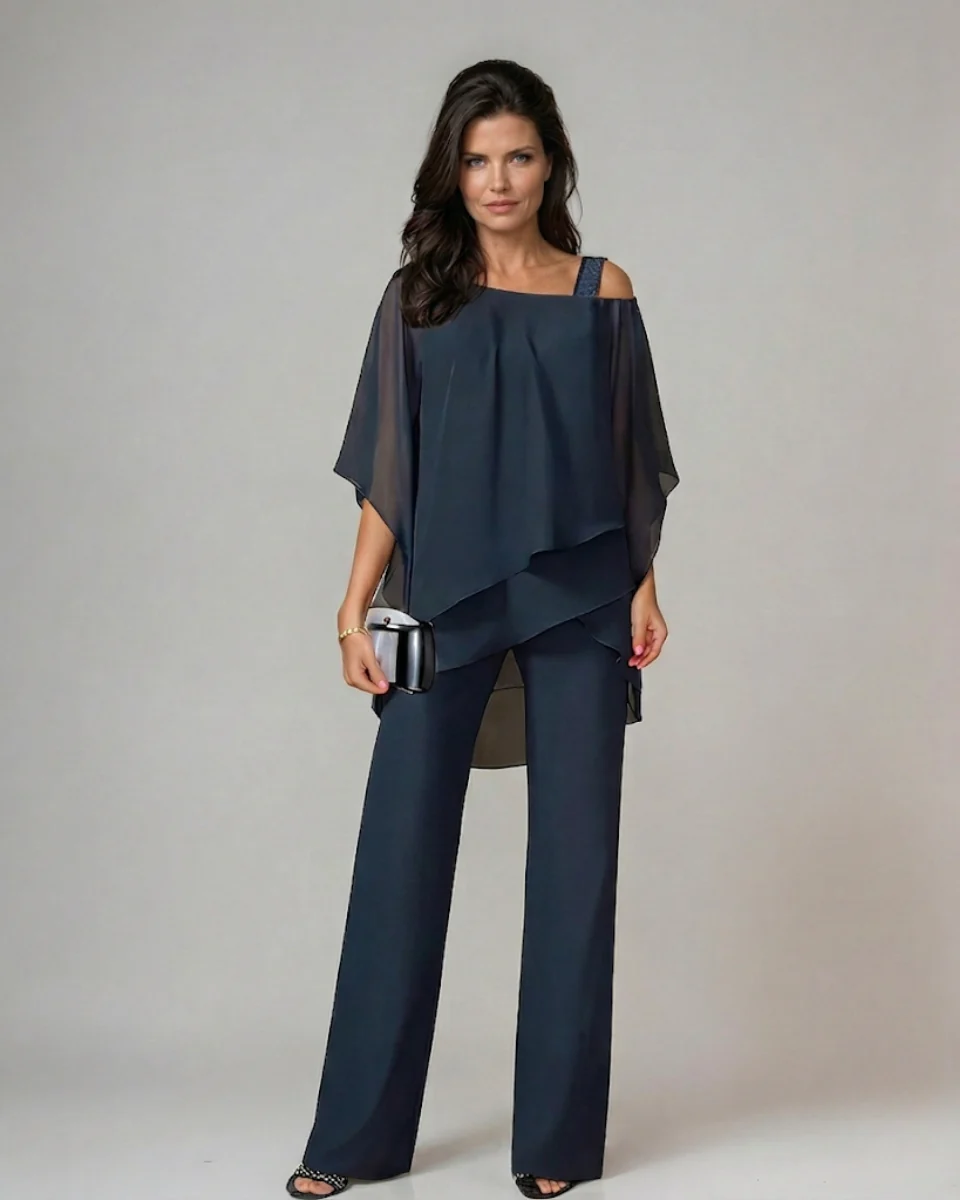 Mariella · Traje de dos piezas fluido