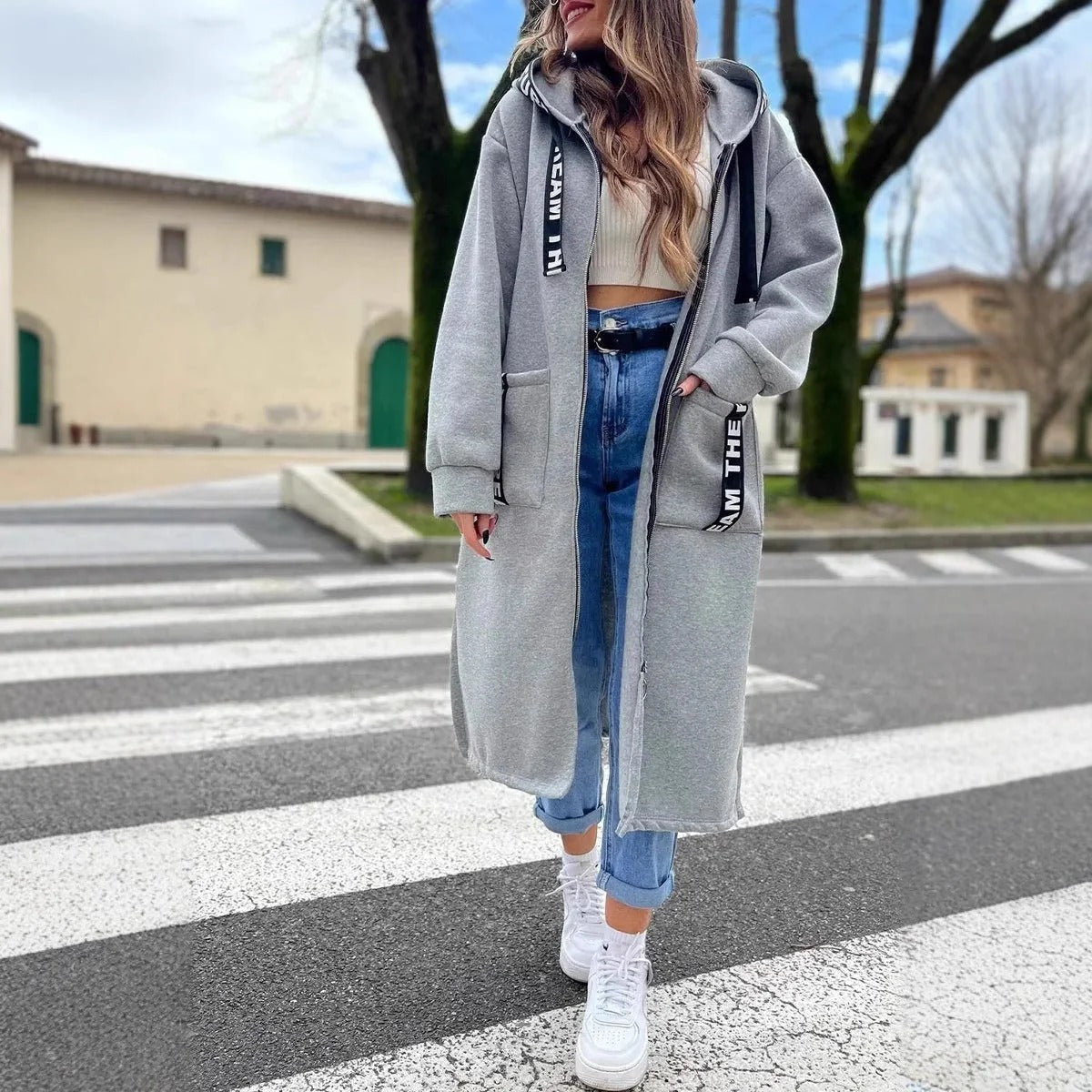 ALICE | SUDADERA CON CAPUCHA EXTRAGRANDE MUJER