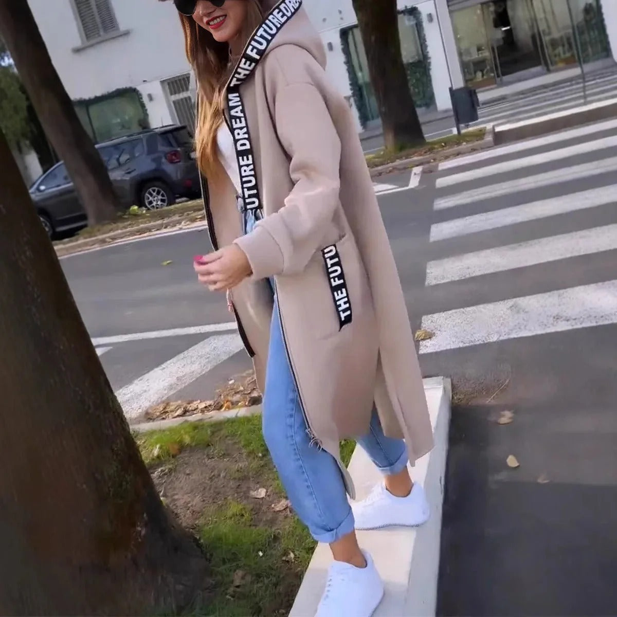 ALICE | SUDADERA CON CAPUCHA EXTRAGRANDE MUJER