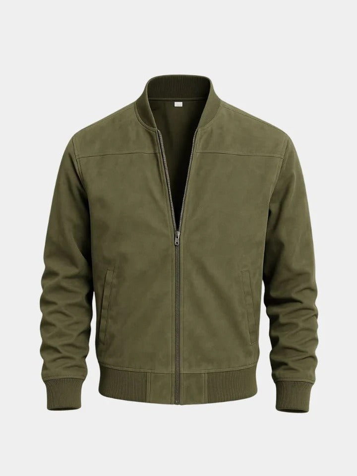 DARIO™ | Chaqueta Bomber de Ante Premium