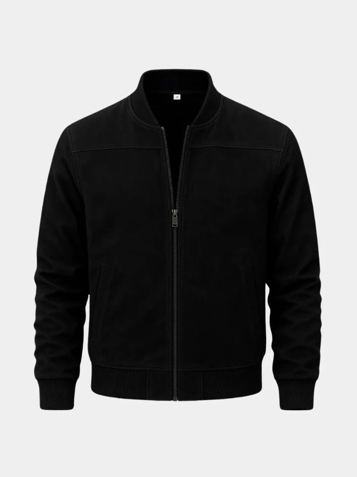 DARIO™ | Chaqueta Bomber de Ante Premium