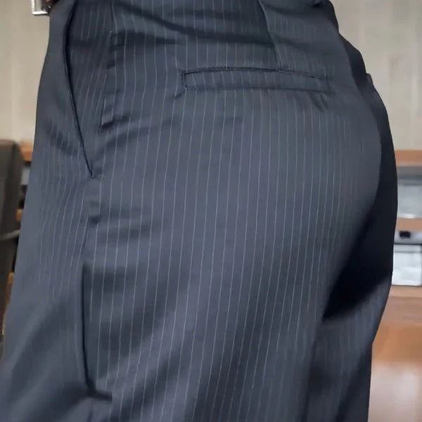 MATHILDA | PANTALONES DE RAYAS ELEGANTES QUE FAVORECEN LA FIGURA