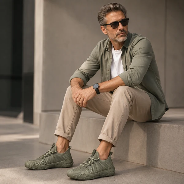 WORKSTYLE | ZAPATILLAS DEPORTIVAS TRANSPIRABLES SIN CORDONES
