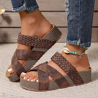 Jada | Sandalias ortopédicas de piel hechas de material de alta calidad