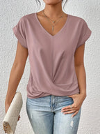 Cleo | Camiseta informal con escote corazón