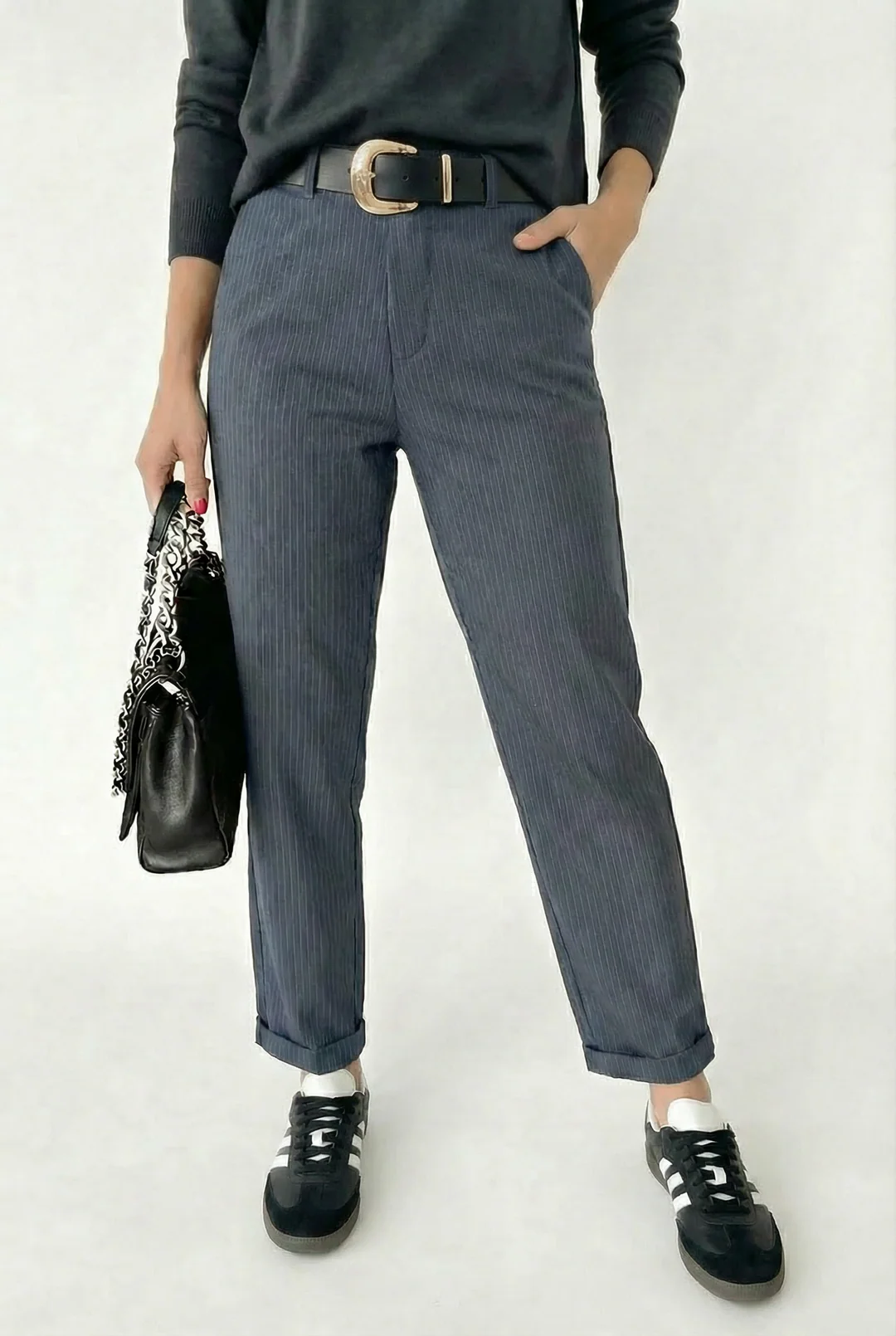 MATHILDA | PANTALONES DE RAYAS ELEGANTES QUE FAVORECEN LA FIGURA