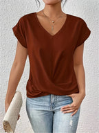 Cleo | Camiseta informal con escote corazón