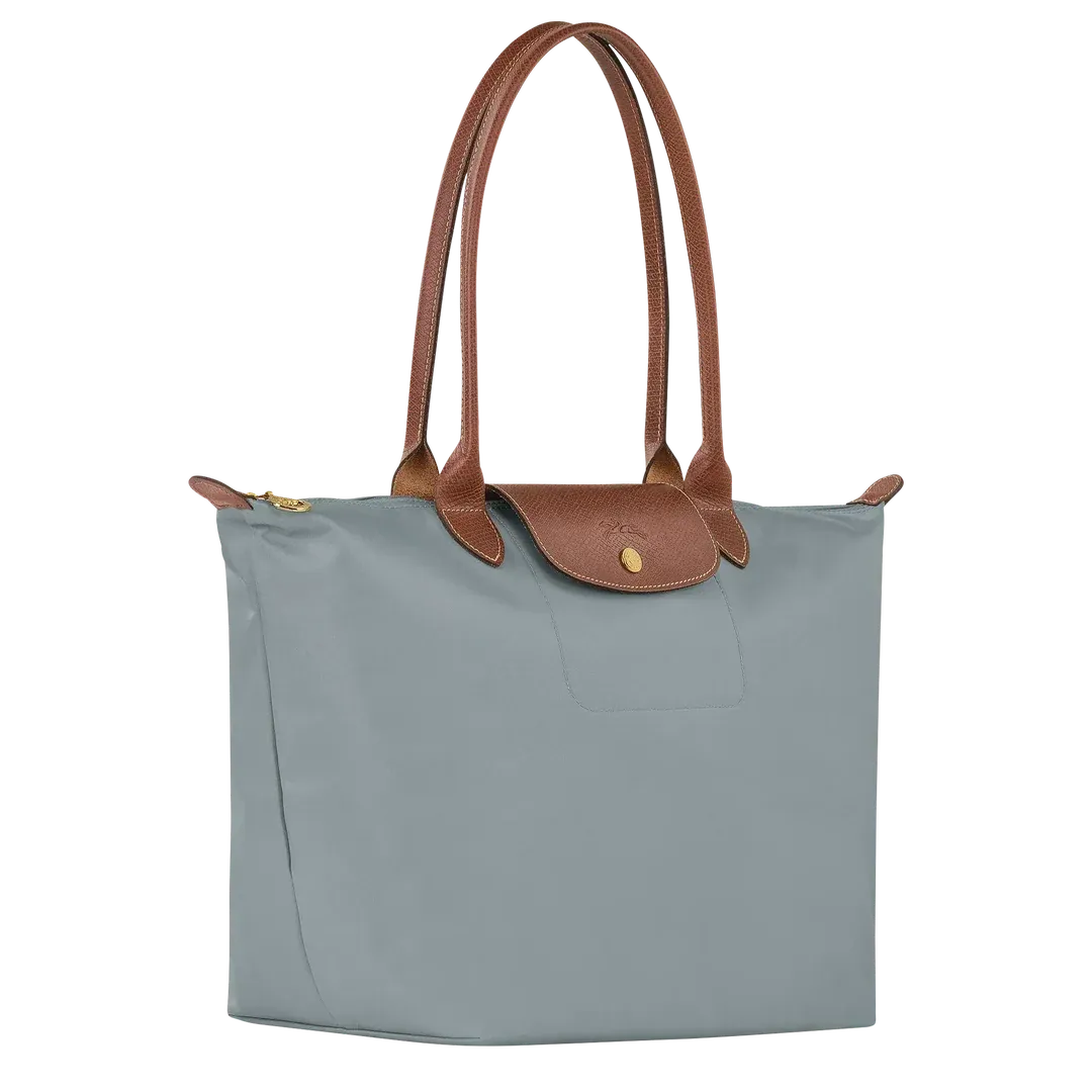 Bolso clásico - Bolso tote grande Le Pliage, color acero.