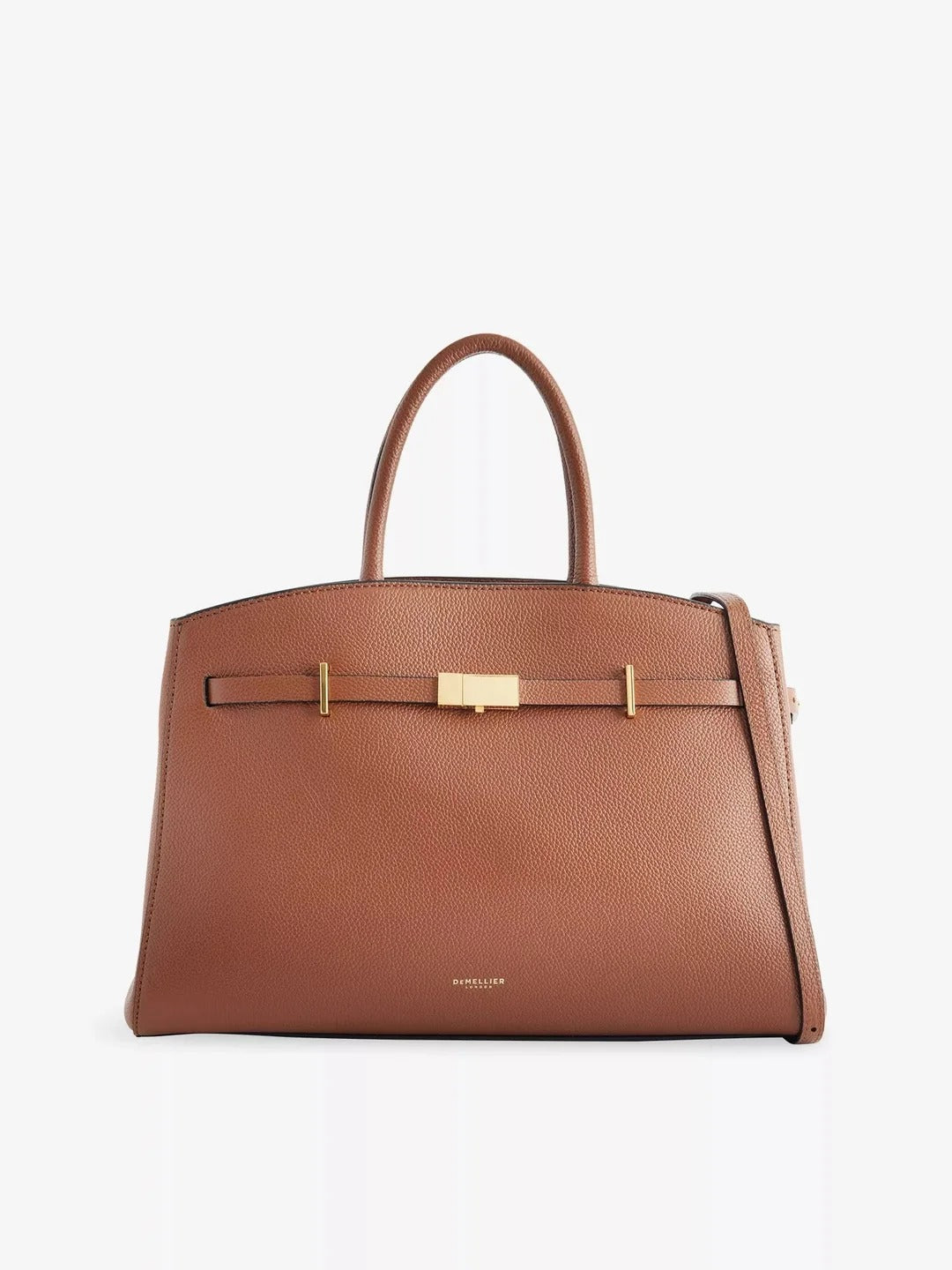 Amélisse - Elegante bolso de mano midi de piel