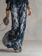Élise | Conjunto elegante y ligero con top fluido y pantalón de pierna ancha.