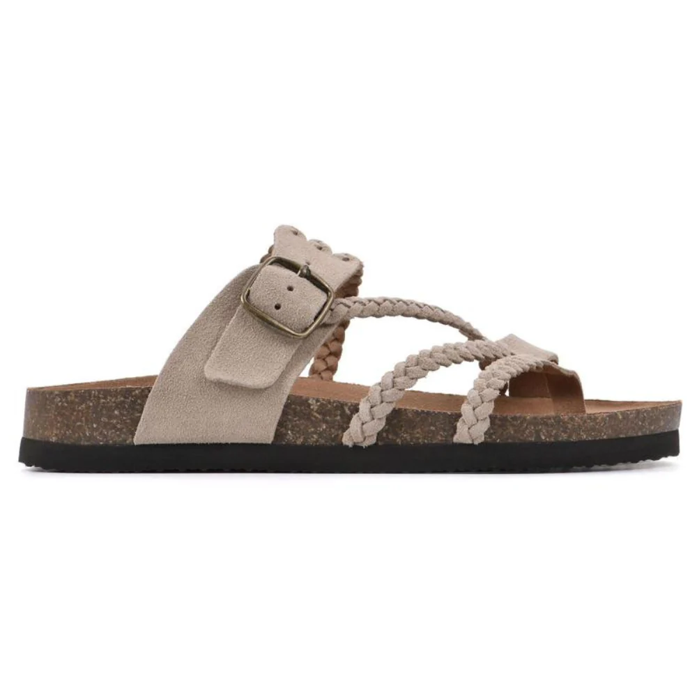 Adriana I Sandalias de corcho trenzado